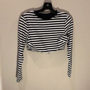 Long sleeve swim top Cocoship cropped size 8